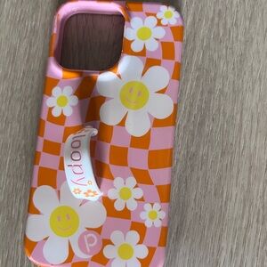 Loopy Pink and Orange Floral Phone Case